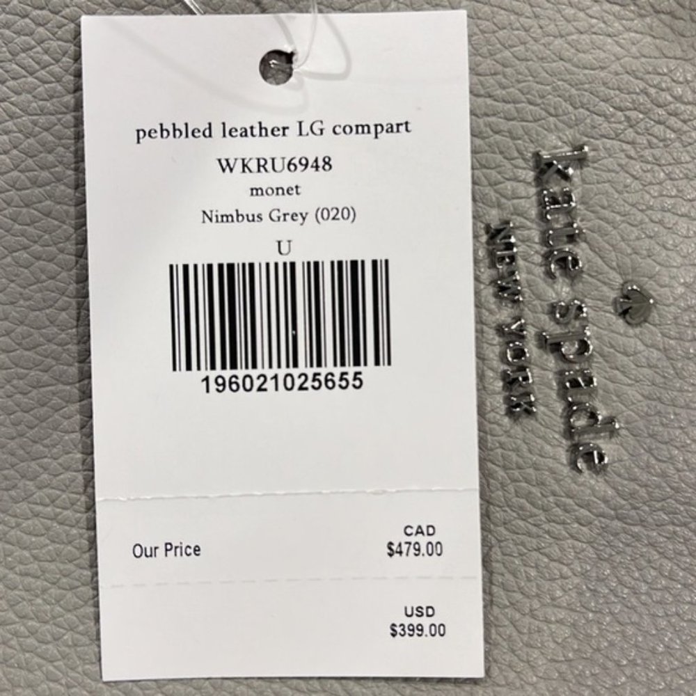 Kate Spade Monet Large Compartment Tote Nimbus Grey - Picture 16 of 16